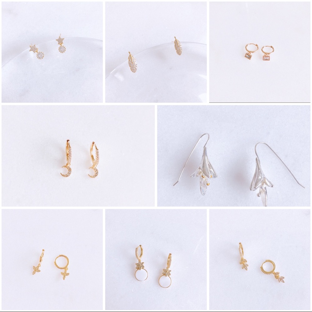 High quality stainless steel stud earrings - Picture 7 of 12